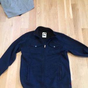 Mountain Khaki Full zip sweater NWOT